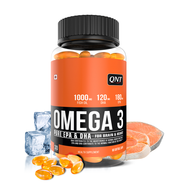 QNT - Omega 3 1000mg 60 Softgels