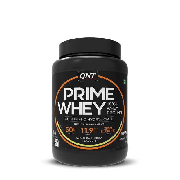 QNT - Prime Whey Protein Kesar Kaju Pista 1 Kg