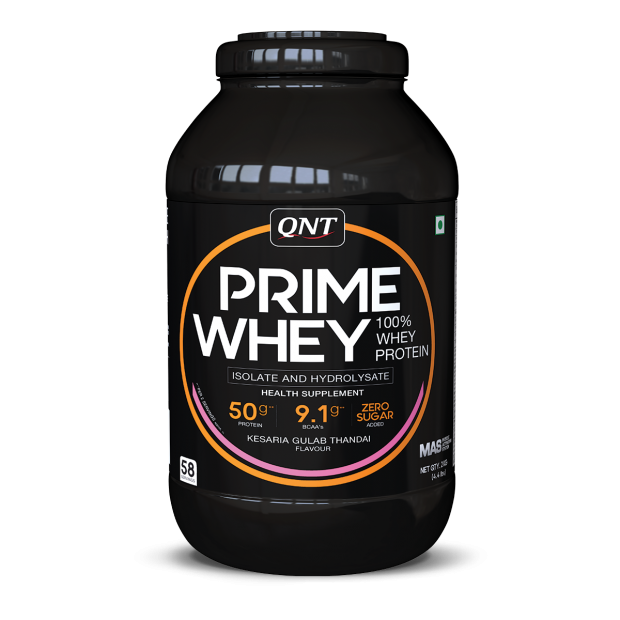 QNT - Prime Whey Protein Kesaria Gulab Thandai 2Kg