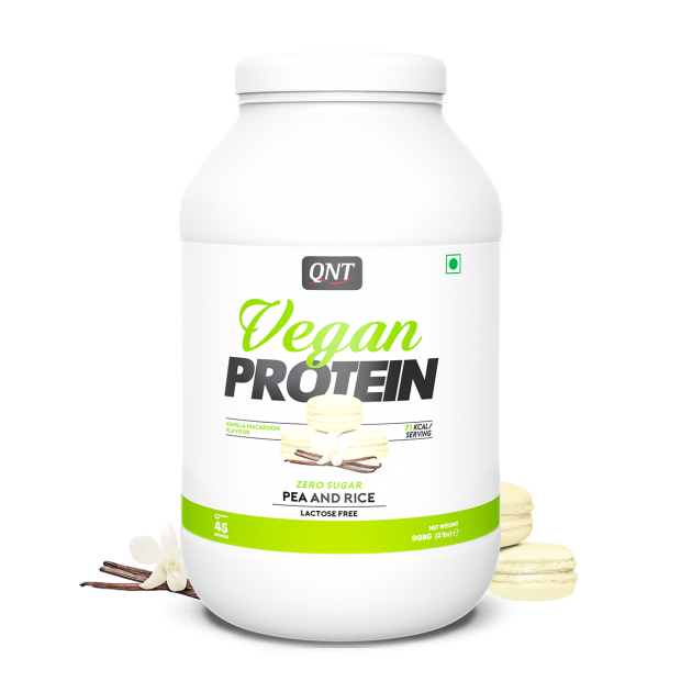 QNT - Vegan Plant Protein Vanilla Macaron 908g