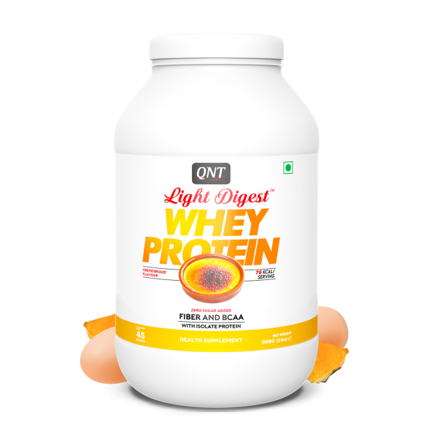 QNT - Light Digest Whey Protein Creme Brulee 908g