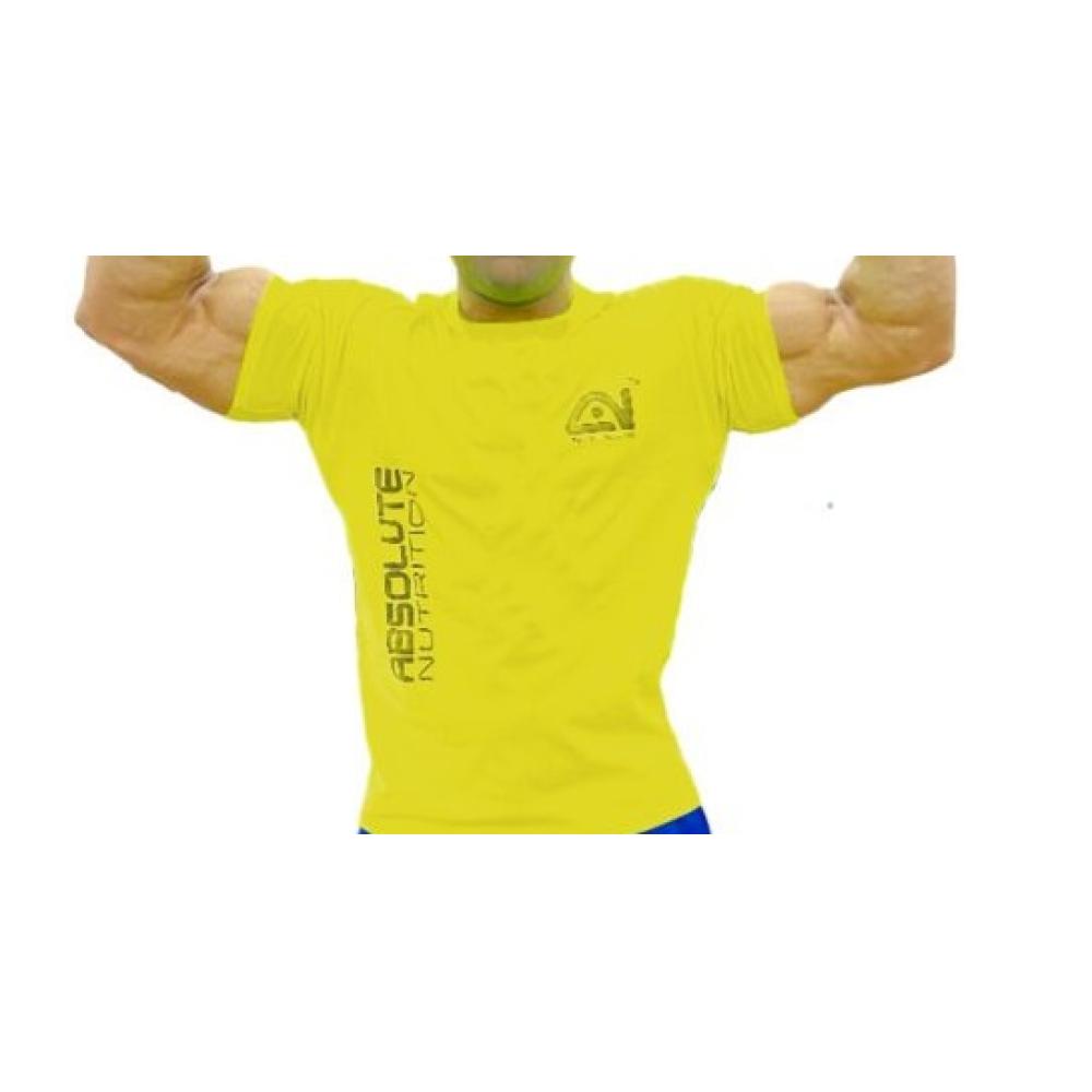 ABSOLUTE NUTRITION - Men’s Slim Fit T-shirt (Yellow)